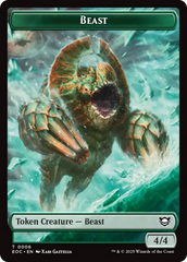 Thopter // Beast (0006) Double-Sided Token [Edge of Eternities Commander Tokens] | Game Grid - Logan