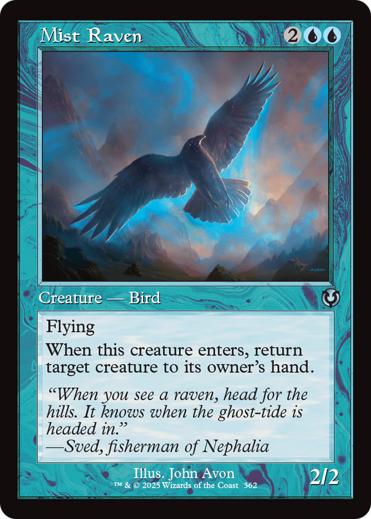 Mist Raven (Retro Frame) [Innistrad Remastered] | Game Grid - Logan