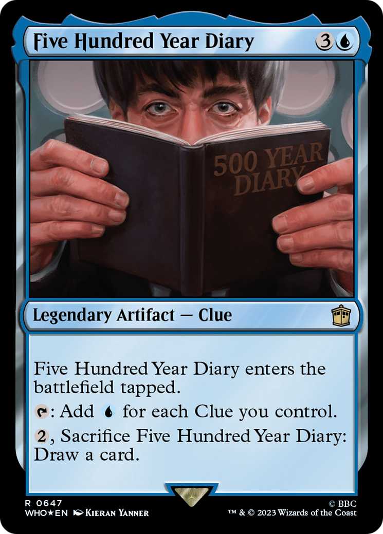 Five Hundred Year Diary (Surge Foil) [Doctor Who] | Game Grid - Logan