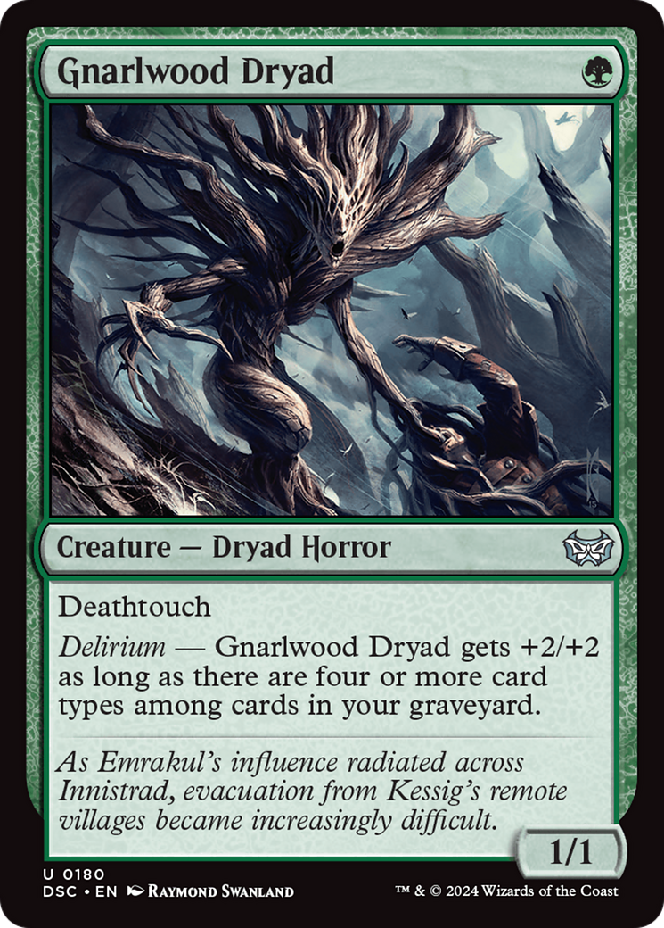 Gnarlwood Dryad [Duskmourn: House of Horror Commander] | Game Grid - Logan