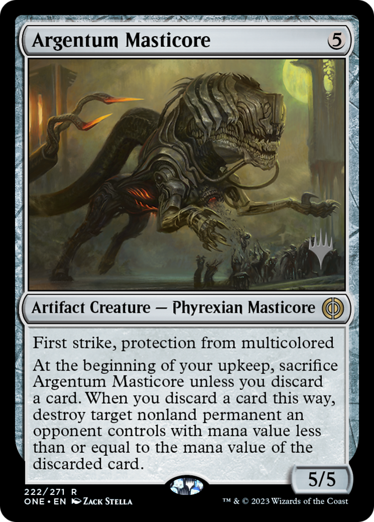 Argentum Masticore (Promo Pack) [Phyrexia: All Will Be One Promos] | Game Grid - Logan
