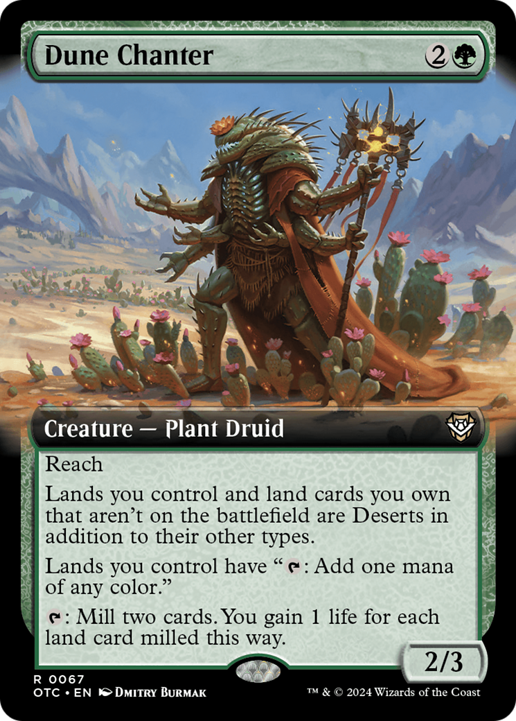 Dune Chanter (Extended Art) [Outlaws of Thunder Junction Commander] | Game Grid - Logan