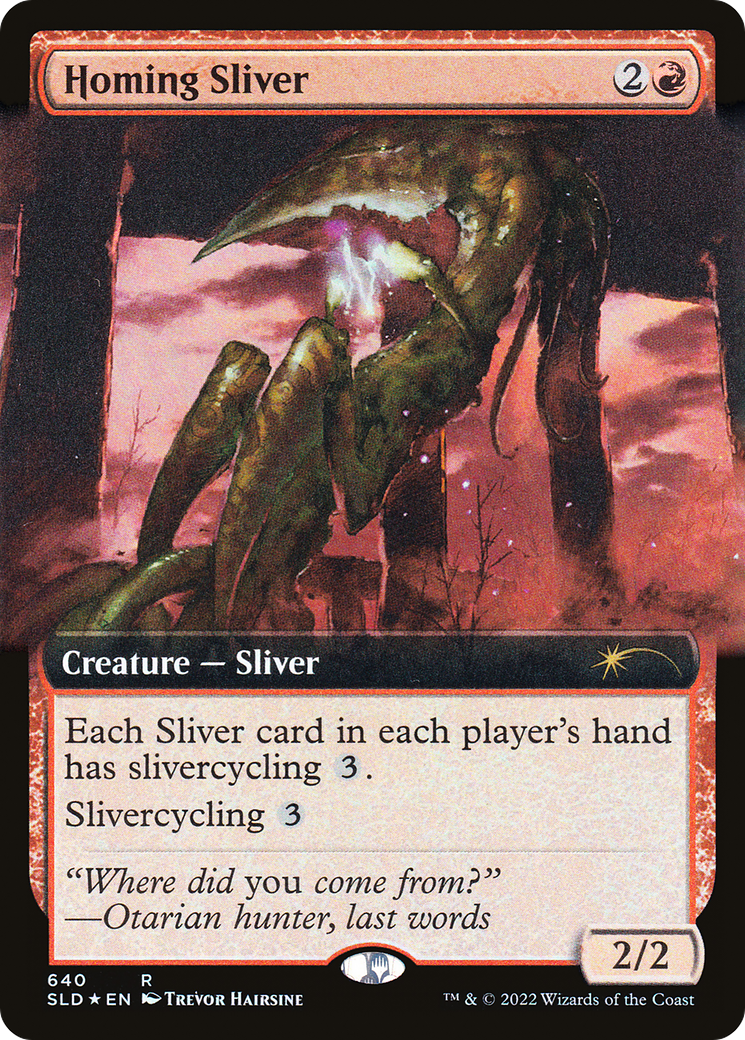 Homing Sliver (Extended Art) [Secret Lair Drop Promos] | Game Grid - Logan