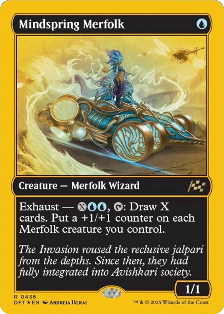 Mindspring Merfolk (First-Place Foil) [Aetherdrift] | Game Grid - Logan