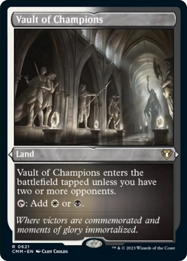 Vault of Champions (Foil Etched) [Commander Masters] | Game Grid - Logan