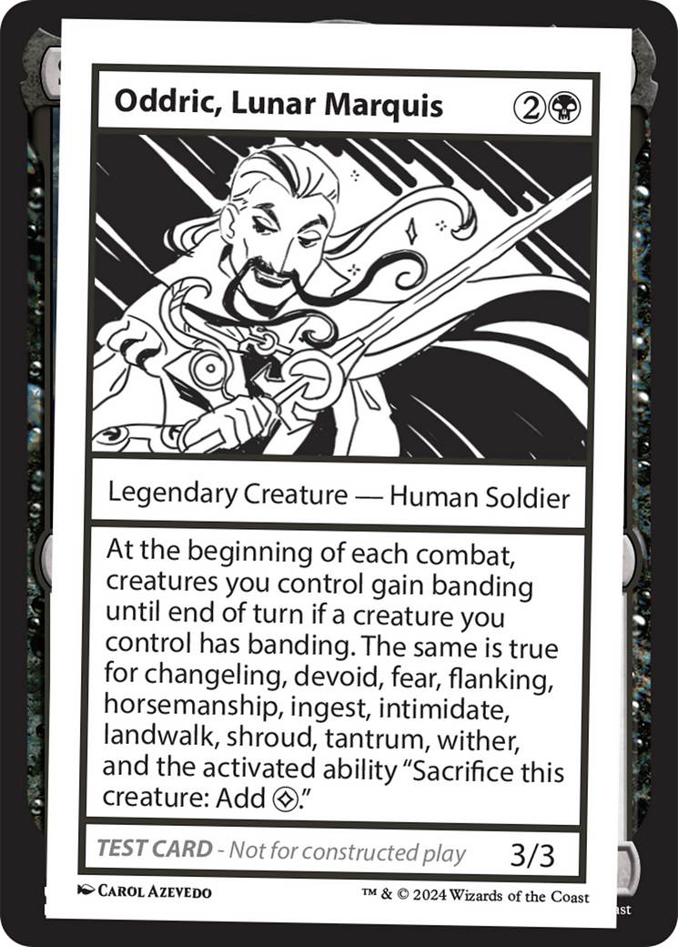 Oddric, Lunar Marquis [Mystery Booster 2 Playtest Cards] | Game Grid - Logan