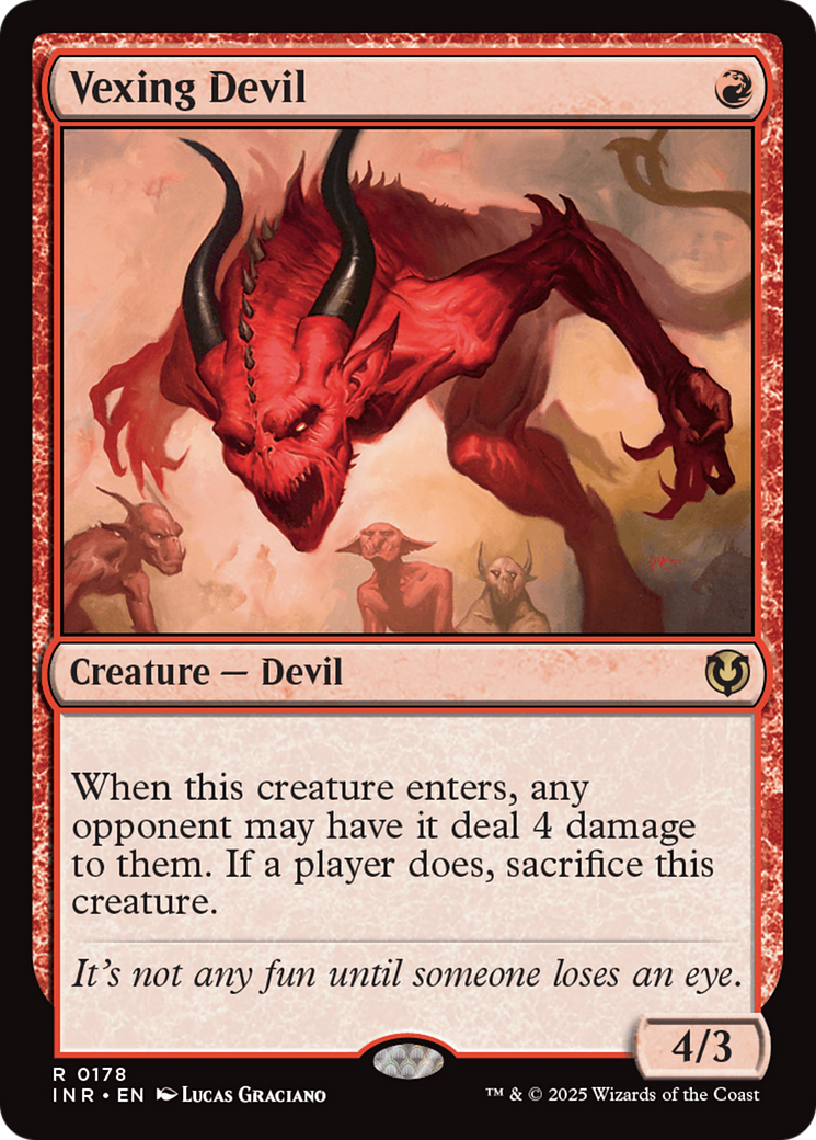 Vexing Devil [Innistrad Remastered] | Game Grid - Logan