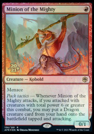 Minion of the Mighty [Dungeons & Dragons: Adventures in the Forgotten Realms Prerelease Promos] | Game Grid - Logan