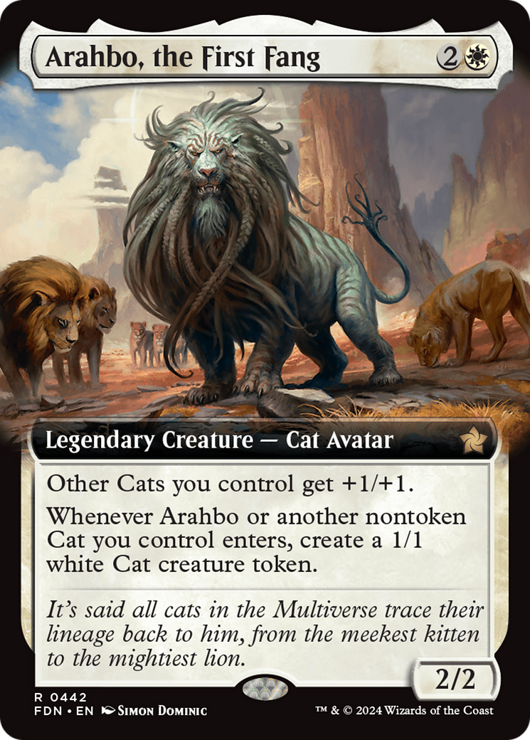 Arahbo, the First Fang (Extended Art) [Foundations] | Game Grid - Logan