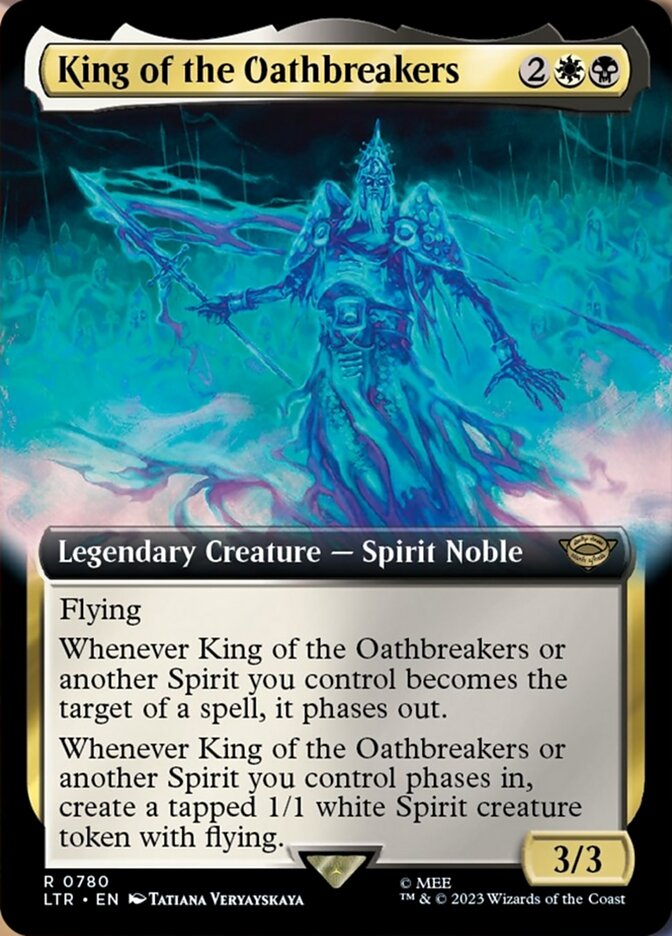 King of the Oathbreakers (Extended Art) (Surge Foil) [The Lord of the Rings: Tales of Middle-Earth] | Game Grid - Logan