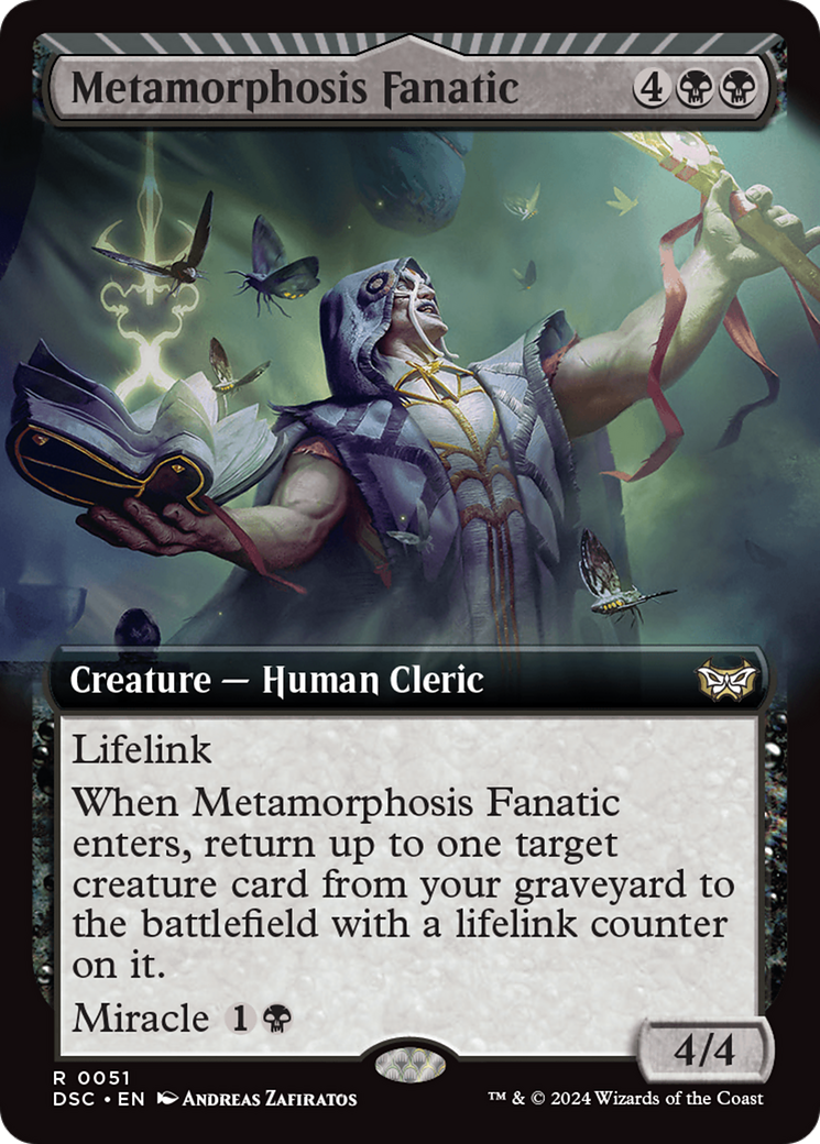 Metamorphosis Fanatic (Extended Art) [Duskmourn: House of Horror Commander] | Game Grid - Logan