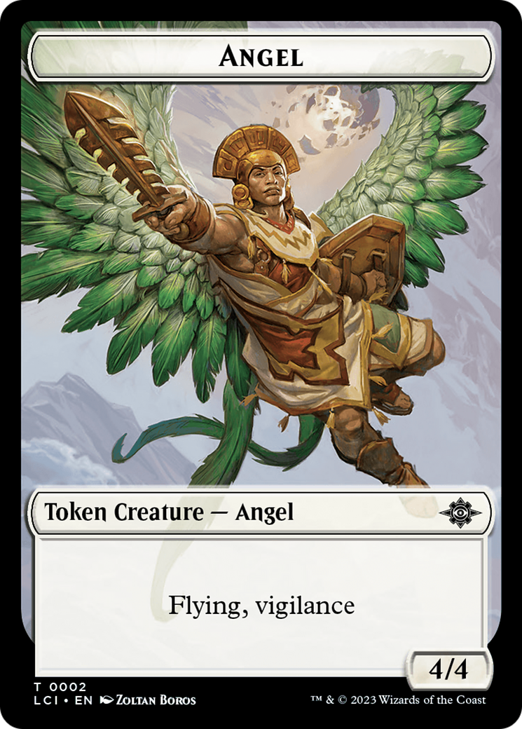 Angel Token [The Lost Caverns of Ixalan Tokens] | Game Grid - Logan