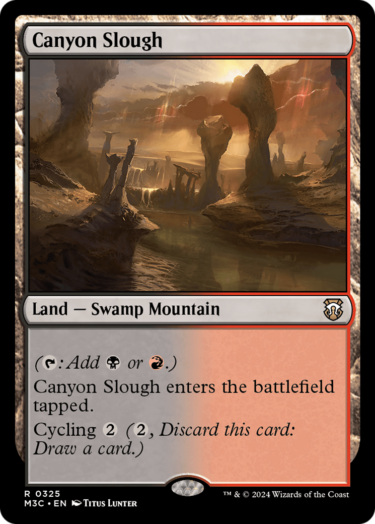 Canyon Slough [Modern Horizons 3 Commander] | Game Grid - Logan