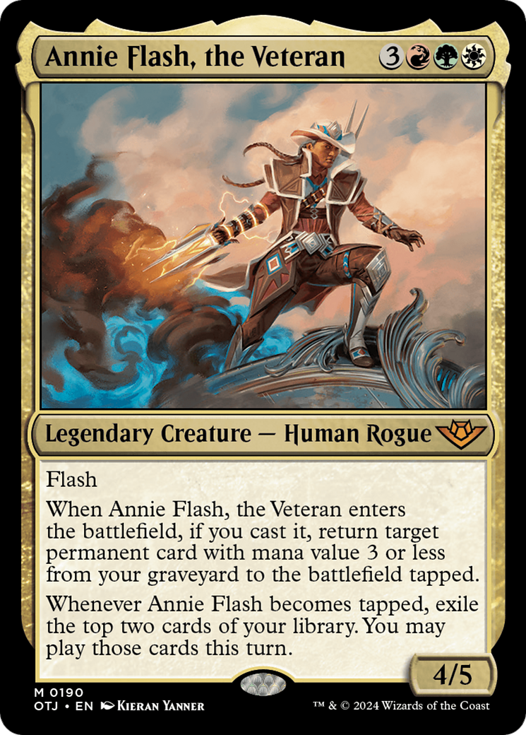 Annie Flash, the Veteran [Outlaws of Thunder Junction] | Game Grid - Logan