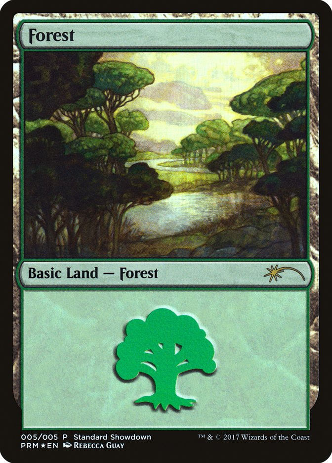 Forest (Rebecca Guay) [Standard Showdown Promos] | Game Grid - Logan