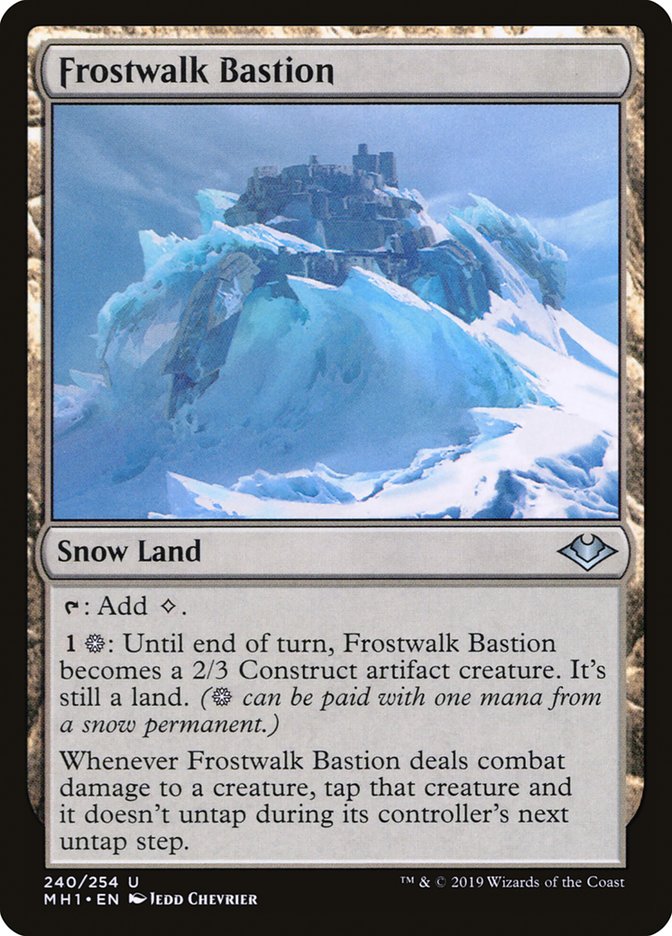 Frostwalk Bastion [Modern Horizons] | Game Grid - Logan