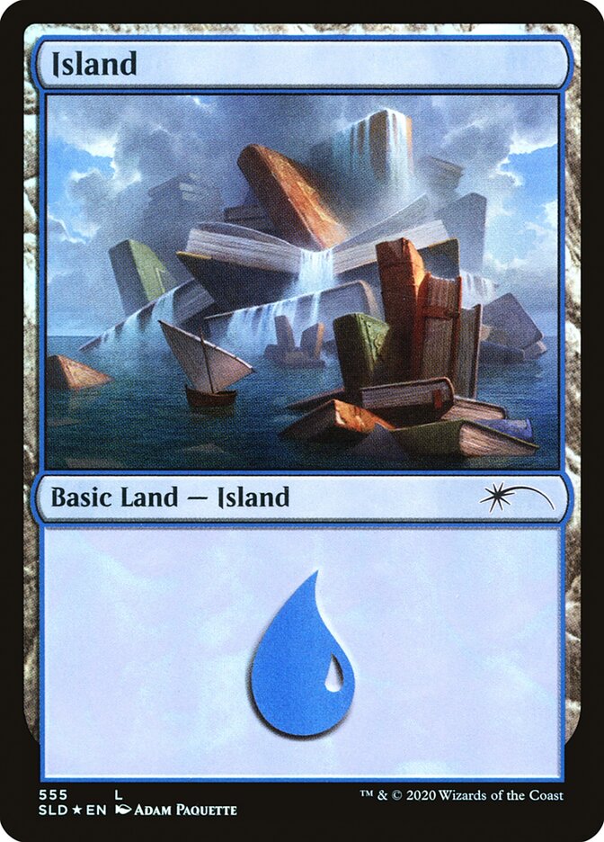 Island (Well Read) (555) [Secret Lair Drop Promos] | Game Grid - Logan