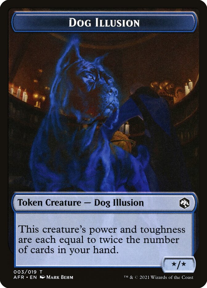 Angel // Dog Illusion Double-Sided Token [Dungeons & Dragons: Adventures in the Forgotten Realms Tokens] | Game Grid - Logan