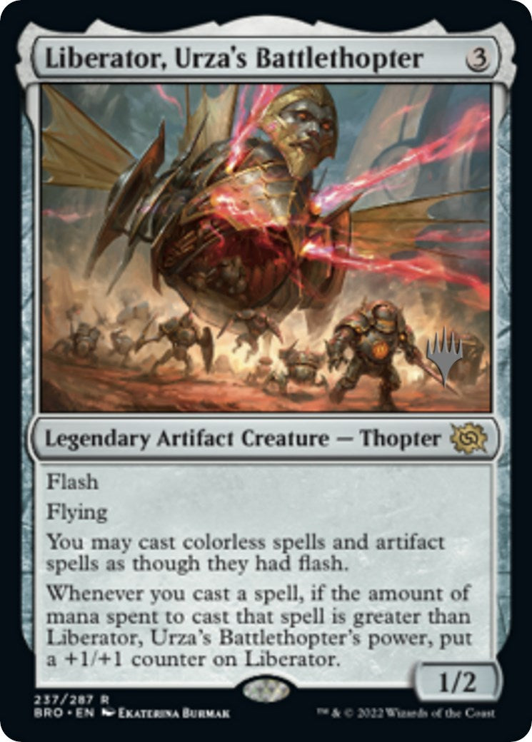 Liberator, Urza's Battlethopter (Promo Pack) [The Brothers' War Promos] | Game Grid - Logan