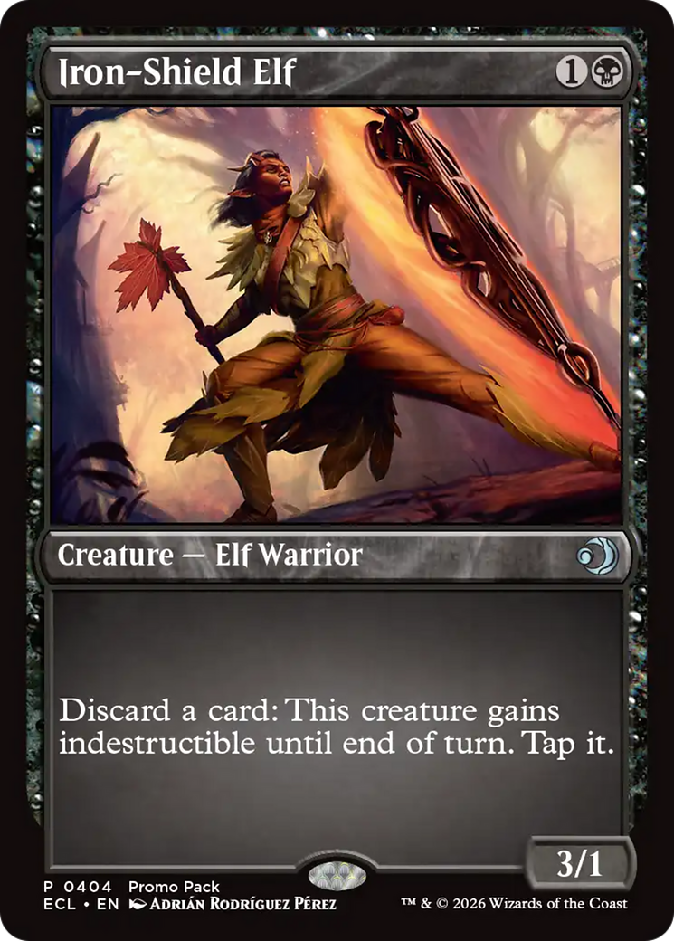 Iron-Shield Elf [Lorwyn Eclipsed Promos] | Game Grid - Logan