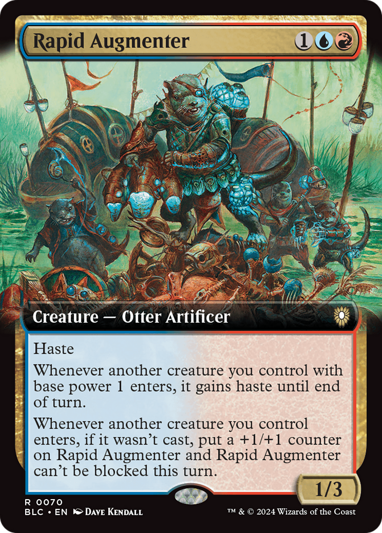 Rapid Augmenter (Extended Art) [Bloomburrow Commander] | Game Grid - Logan