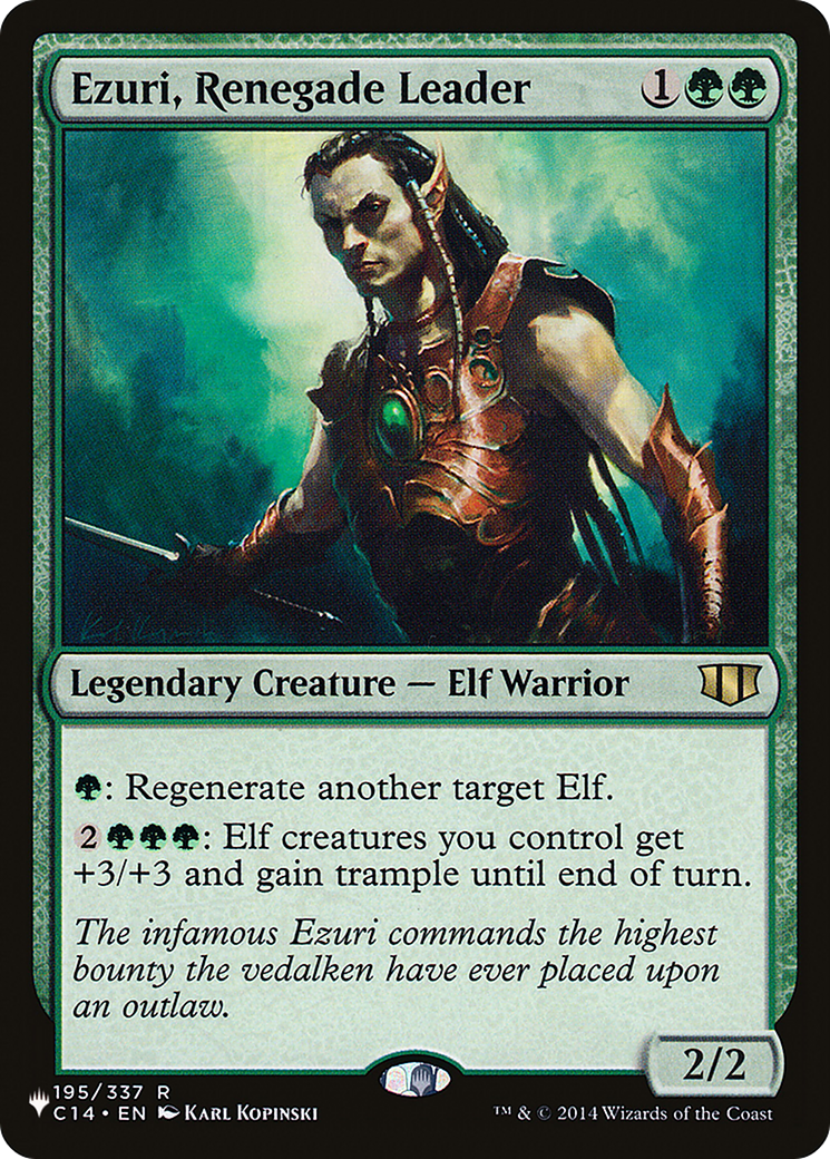 Ezuri, Renegade Leader [The List] | Game Grid - Logan