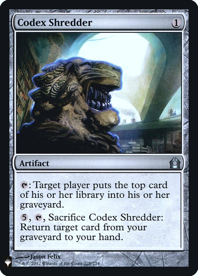 Codex Shredder [Mystery Booster] | Game Grid - Logan