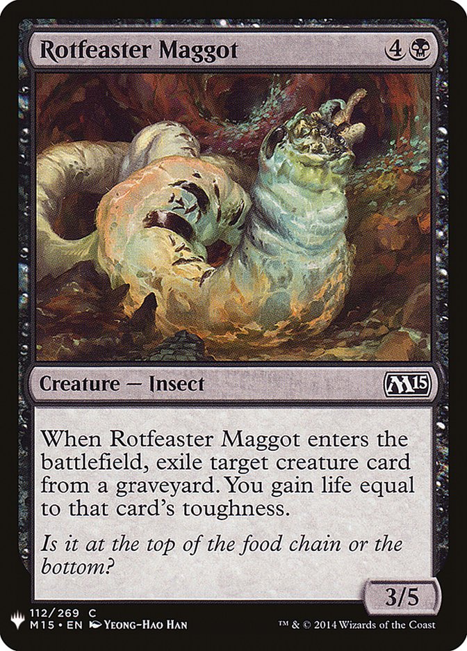 Rotfeaster Maggot [Mystery Booster] | Game Grid - Logan