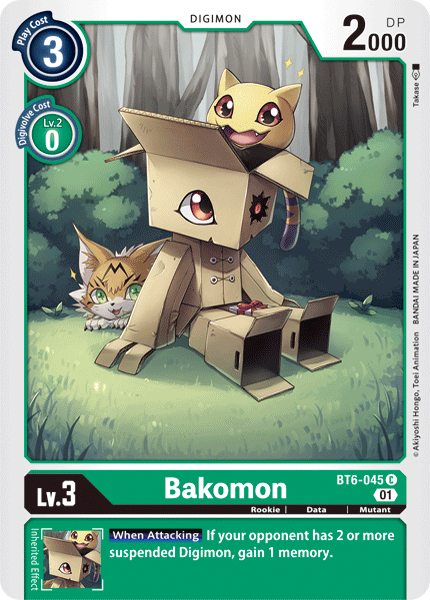 Bakomon [BT6-045] [Double Diamond] | Game Grid - Logan
