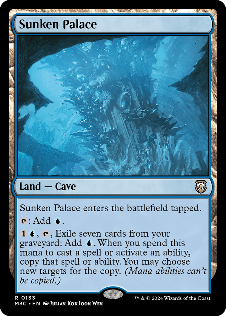 Sunken Palace (Extended Art) (Ripple Foil) [Modern Horizons 3 Commander] | Game Grid - Logan