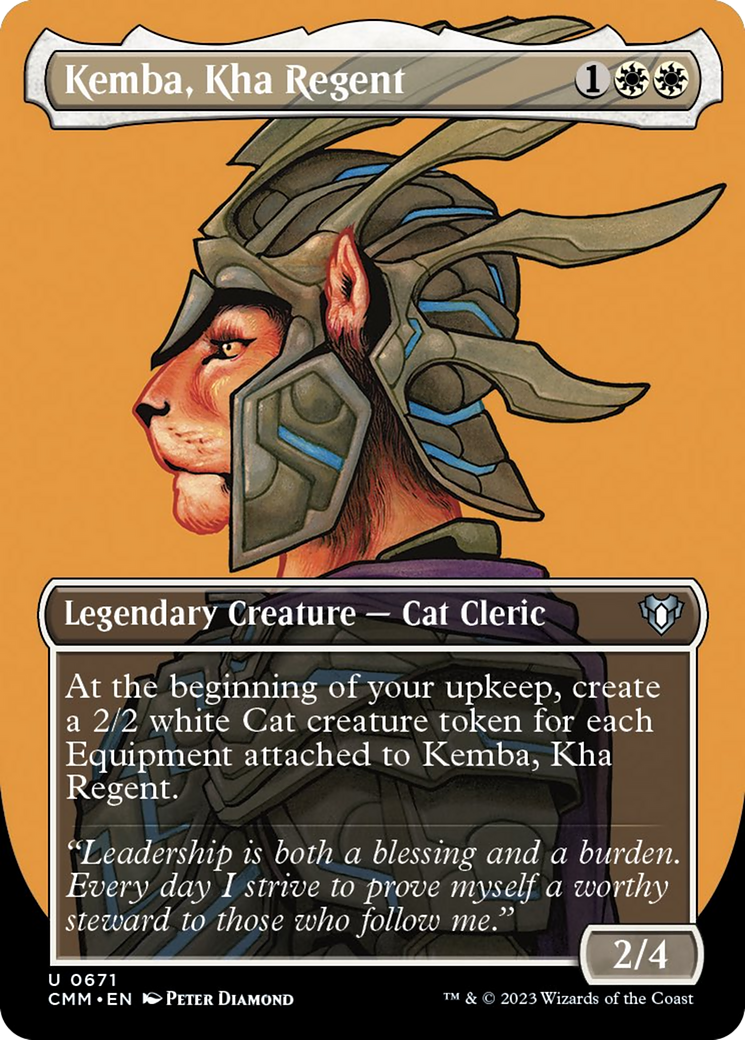 Kemba, Kha Regent (Borderless Profile) [Commander Masters] | Game Grid - Logan