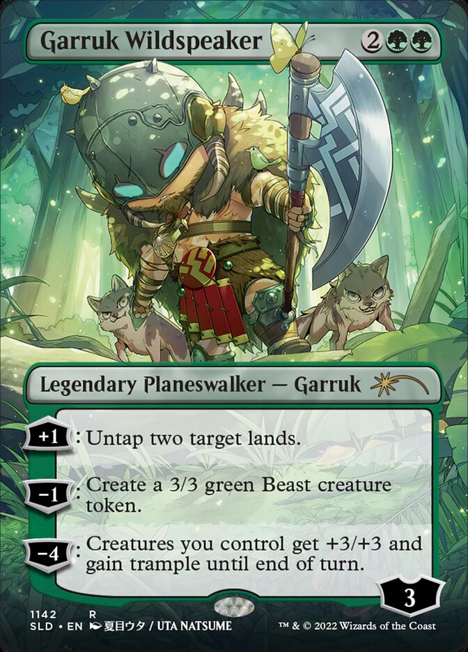 Garruk Wildspeaker (Borderless) [Secret Lair Drop Series] | Game Grid - Logan