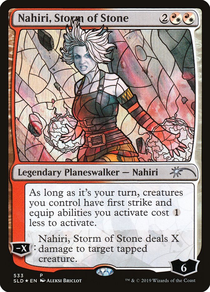 Nahiri, Storm of Stone (Stained Glass) [Secret Lair Drop Promos] | Game Grid - Logan