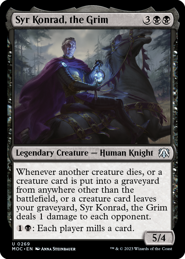 Syr Konrad, the Grim [March of the Machine Commander] | Game Grid - Logan