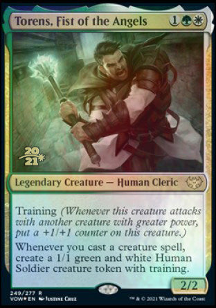 Torens, Fist of the Angels [Innistrad: Crimson Vow Prerelease Promos] | Game Grid - Logan