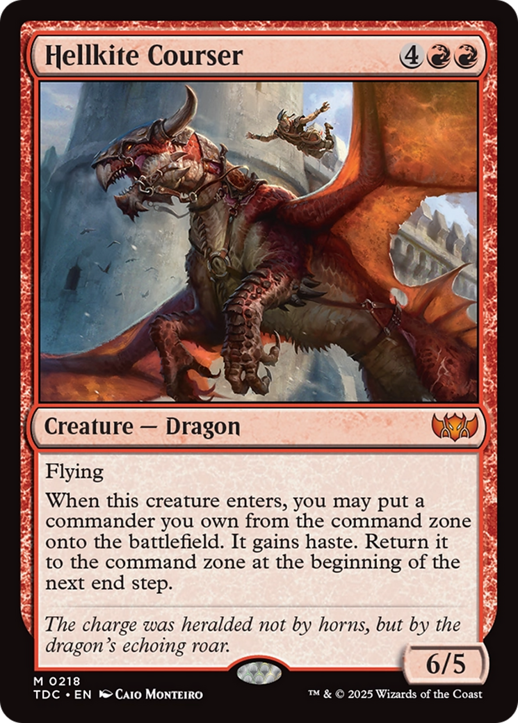 Hellkite Courser [Tarkir: Dragonstorm Commander] | Game Grid - Logan