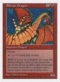 Shivan Dragon (Oversized) [Oversize Cards] | Game Grid - Logan