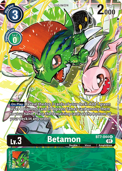 Betamon [BT7-044] (Alternate Art) [Next Adventure] | Game Grid - Logan