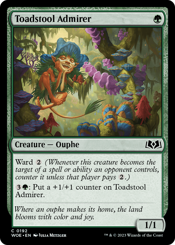 Toadstool Admirer [Wilds of Eldraine] | Game Grid - Logan