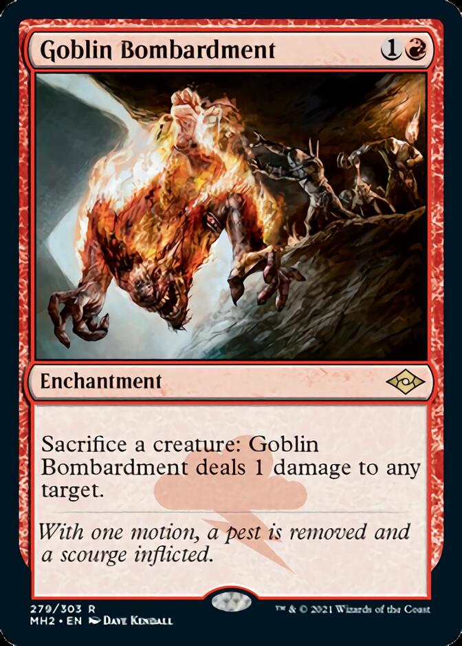 Goblin Bombardment (Foil Etched) [Modern Horizons 2] | Game Grid - Logan