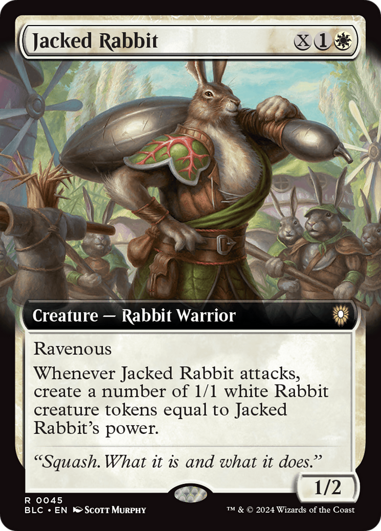 Jacked Rabbit (Extended Art) [Bloomburrow Commander] | Game Grid - Logan