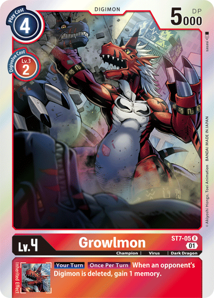 Growlmon [ST7-05] [Starter Deck: Gallantmon] | Game Grid - Logan