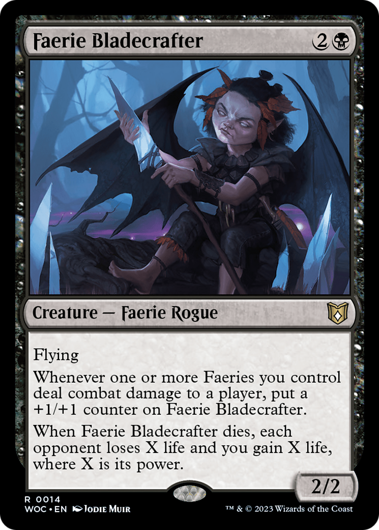 Faerie Bladecrafter [Wilds of Eldraine Commander] | Game Grid - Logan