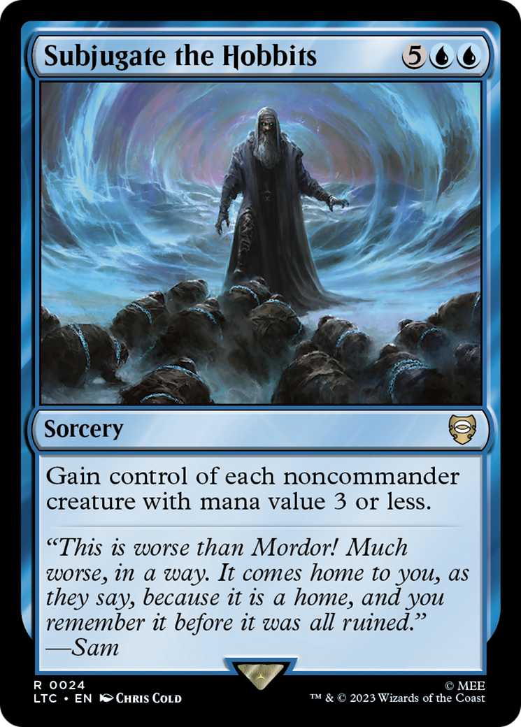 Subjugate the Hobbits [The Lord of the Rings: Tales of Middle-Earth Commander] | Game Grid - Logan