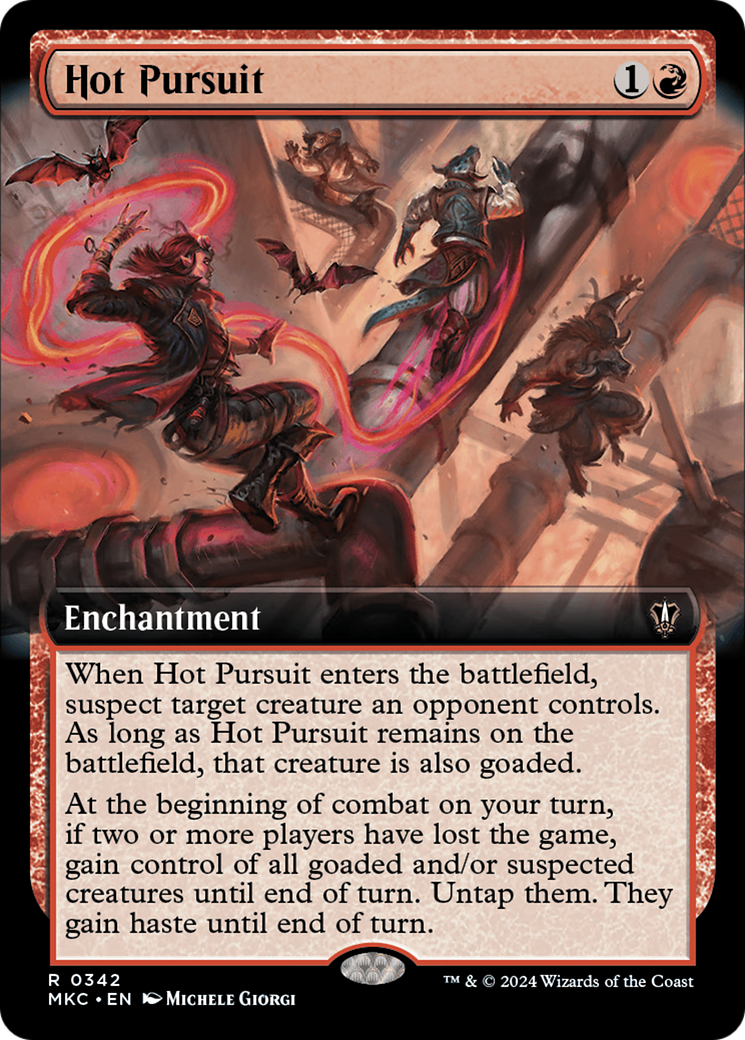 Hot Pursuit (Extended Art) [Murders at Karlov Manor Commander] | Game Grid - Logan