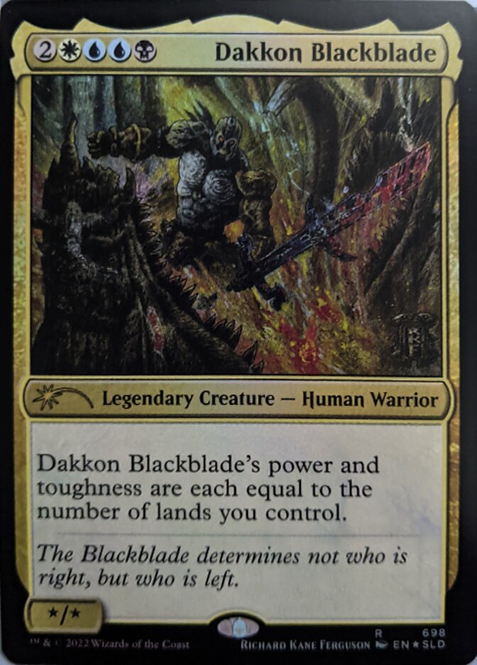 Dakkon Blackblade [Secret Lair Drop Promos] | Game Grid - Logan