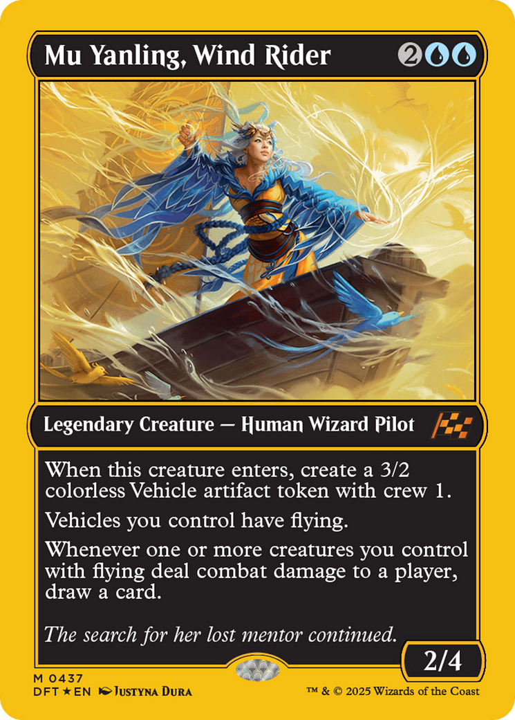 Mu Yanling, Wind Rider (First-Place Foil) [Aetherdrift] | Game Grid - Logan