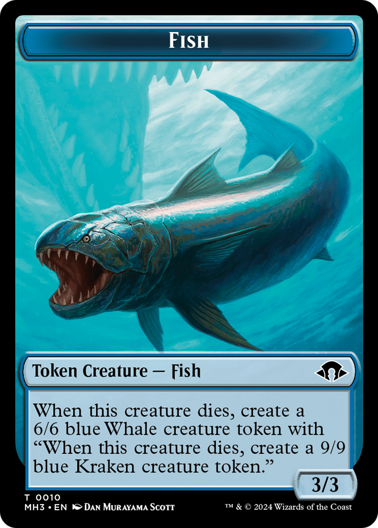 Servo // Fish Double-Sided Token [Modern Horizons 3 Tokens] | Game Grid - Logan