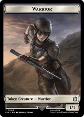 Radiation // Warrior Double-Sided Token [Fallout Tokens] | Game Grid - Logan