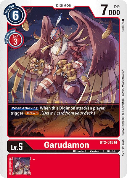 Garudamon [BT2-015] (Official Tournament Pack Vol.3) [Release Special Booster Promos] | Game Grid - Logan